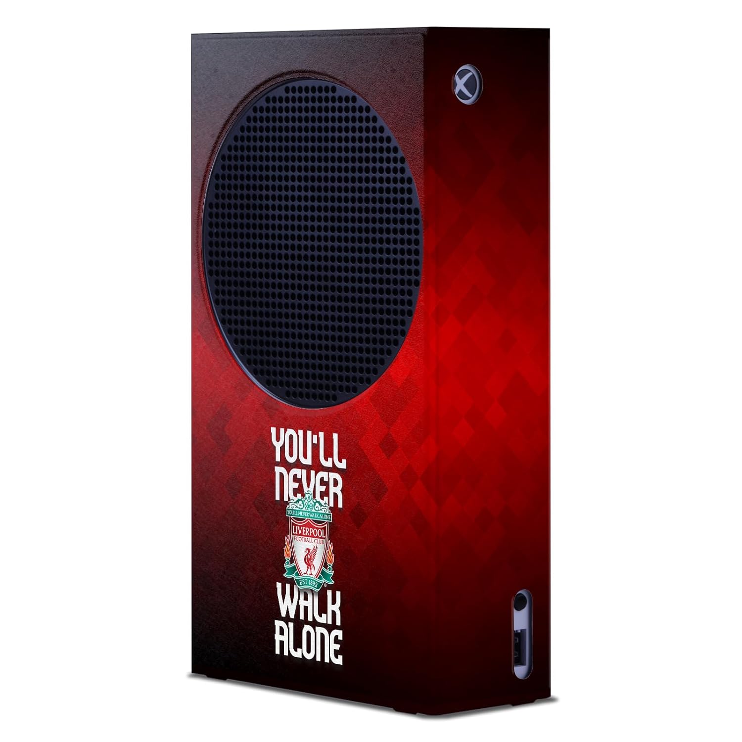 Head Case Designs Officially Licensed Liverpool Football Club YNWA Art Game Console Wrap Case Cover Compatible With Xbox Series S Console