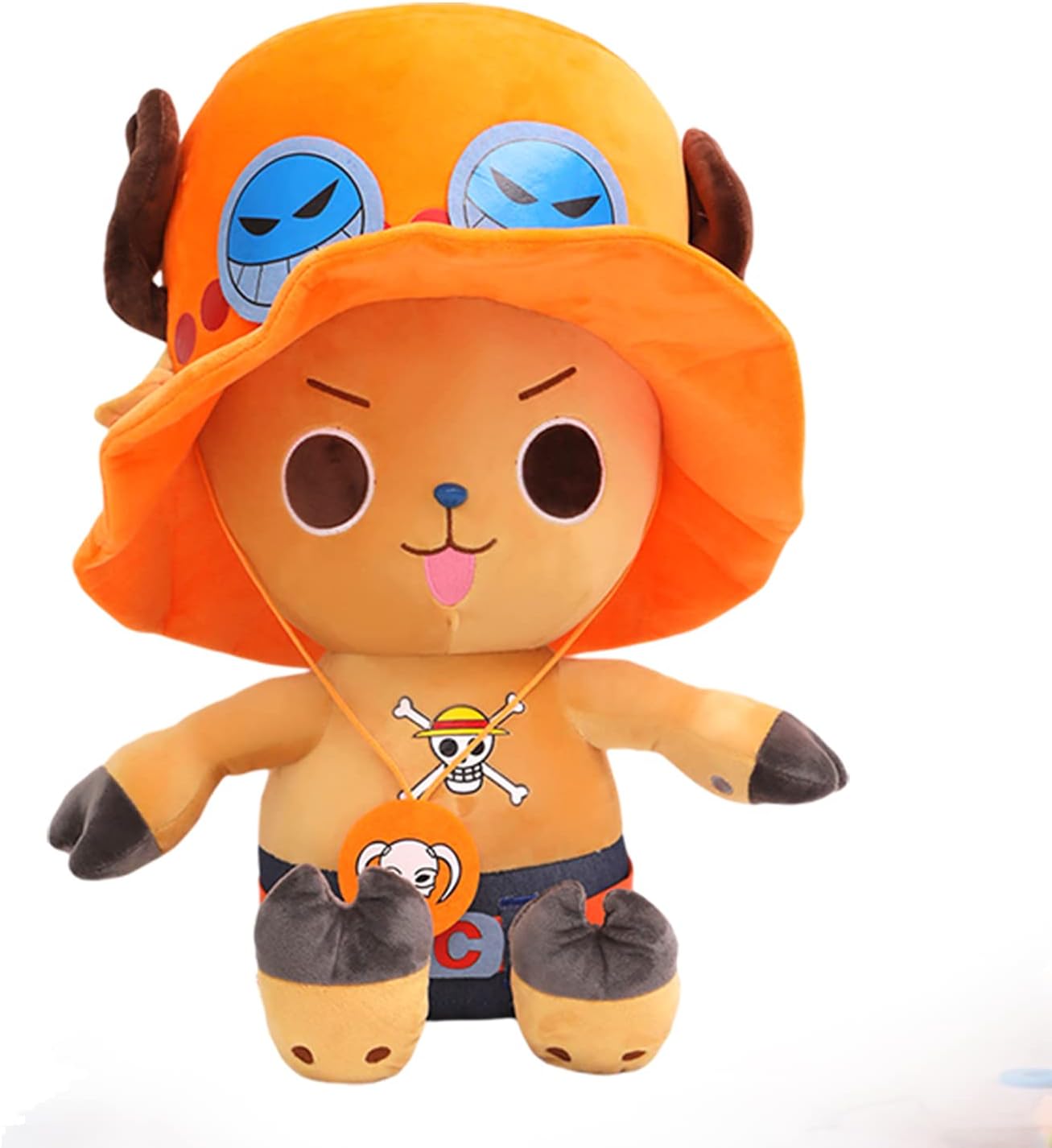 OCDSLYGB Tony Chopper Plush Toy,Medium Soft Toy,Tony Chopper Figures Plush,Cartoon Plush Doll Plush Gifts,Cartoon Animals Plush Figure Collection Children For Boys And Girls And Game Lovers - 30cm