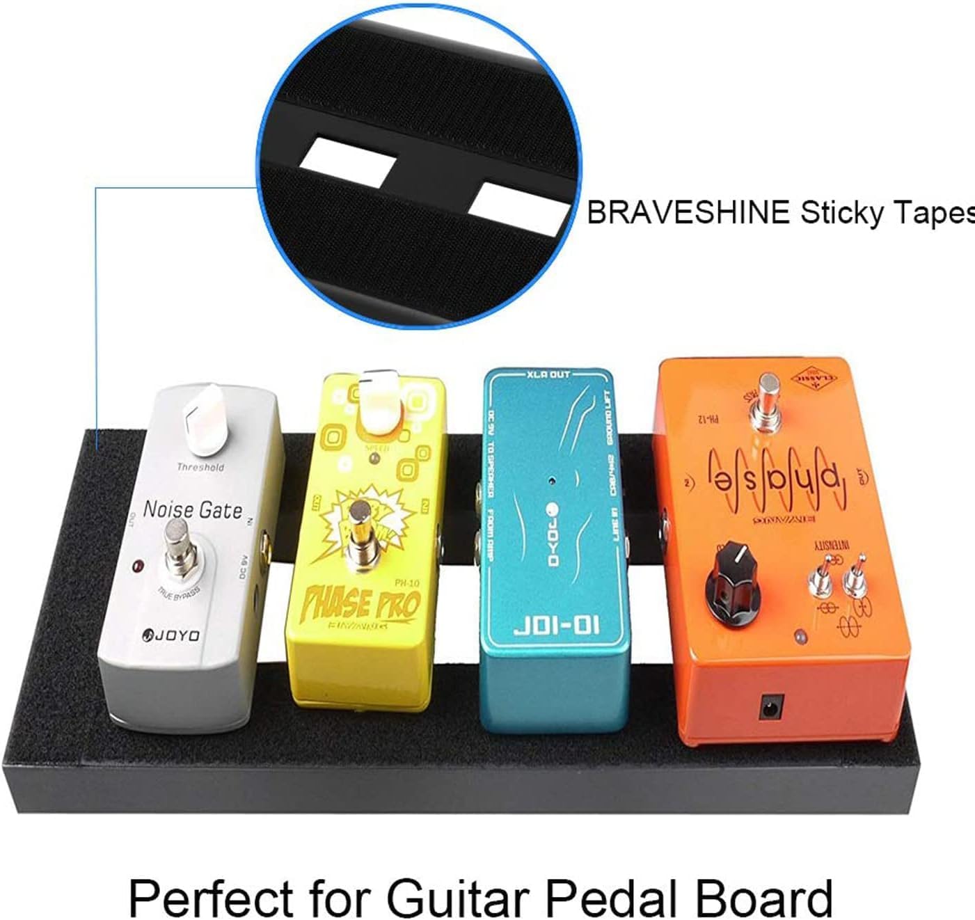 BRAVESHINE Heavy-Weight Hook and Loop Tape | Double Sided Mounting Tape