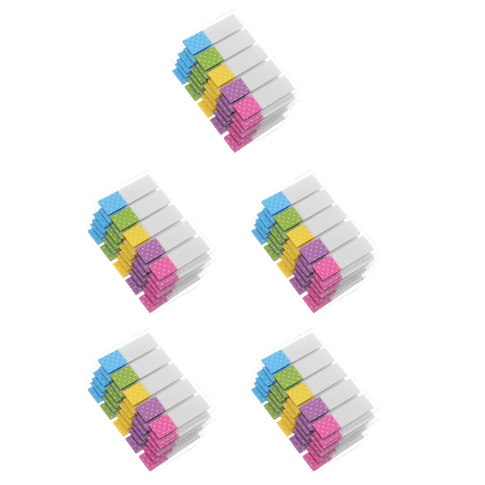 HOMSFOU 5 Series Etiqueta De Índice Pestañas Etiquetas De Marcadores De Página De Notas Marcador De Página De Papel Marcador De Página Adhesivo Pegatinas La Mascota 6 Paquetes X 5