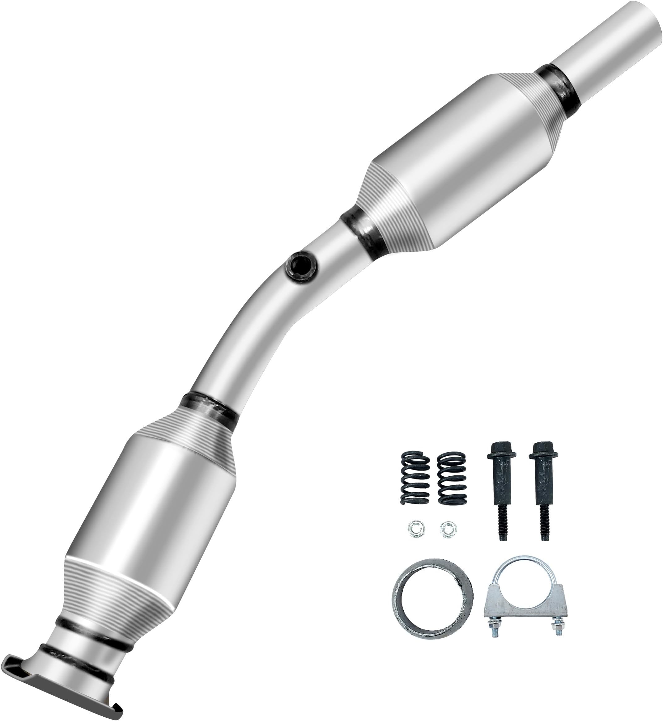 Amazon.com: FOMIUZY High Flow Front Catalytic Converter Kit Direct-Fit ...