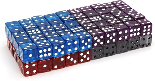 Miniatura 2 de WE Games - Dados de colores surtidos, paquete de 100 unidades