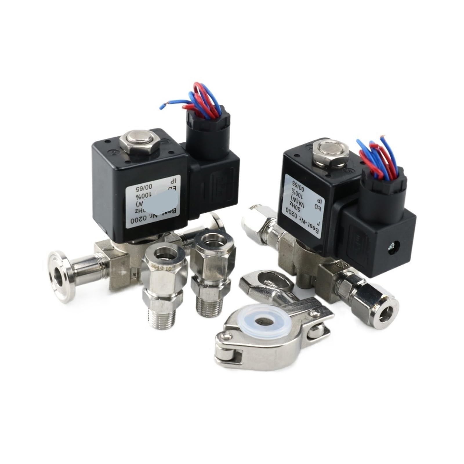 Électrovanne inox 316 anti-fuite 12V pour stopper les pertes de moût de bière