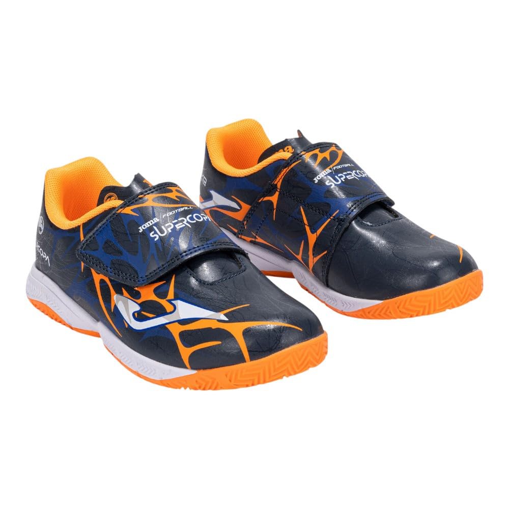 Joma Super Copa Jr 2503 Marino Naranja Flúor Indoor BotasUnisex niños