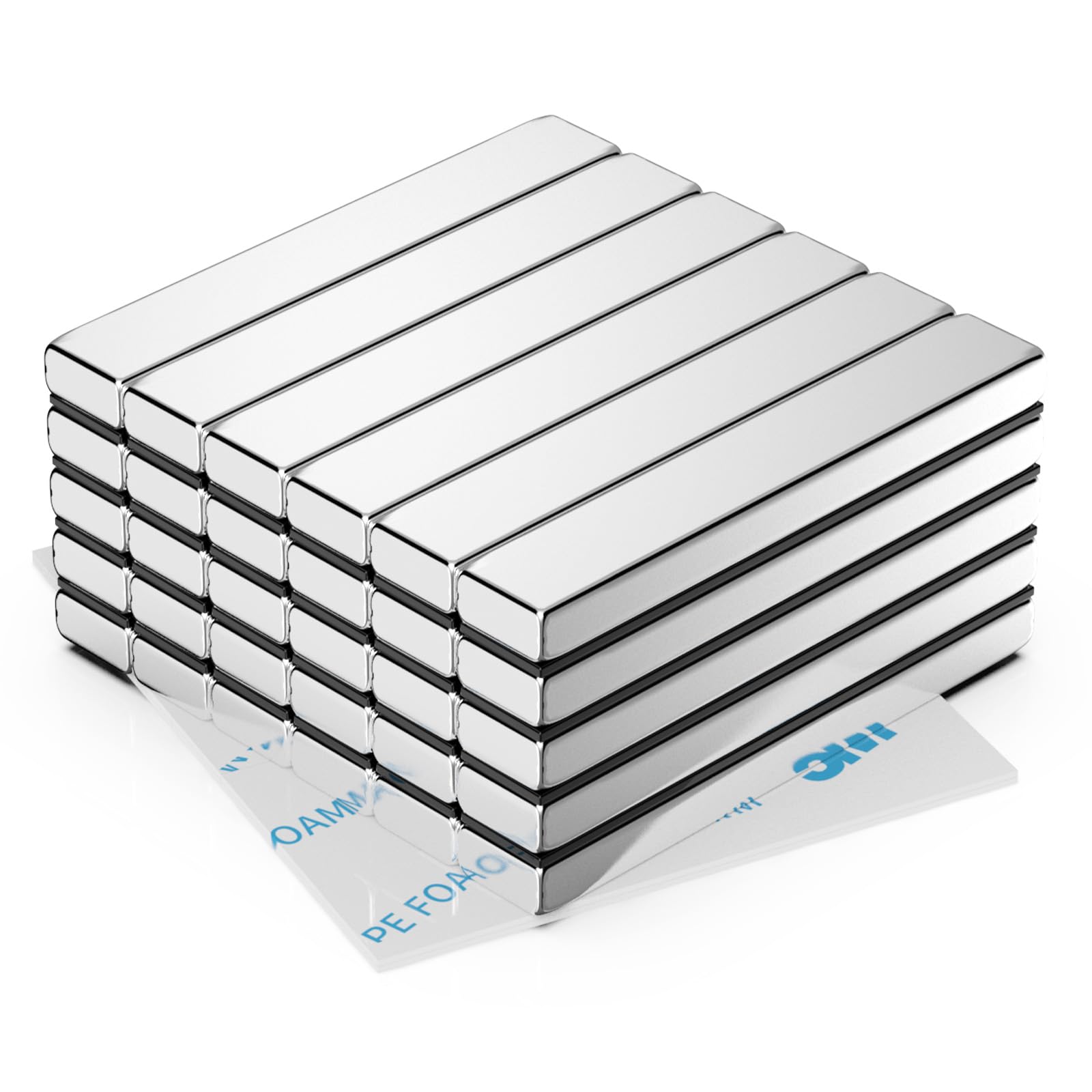 Rare Earth Neodymium Magnets with Double Sided Adhesive, 60x10x3 mm, 8 Pack — Amazon image 24