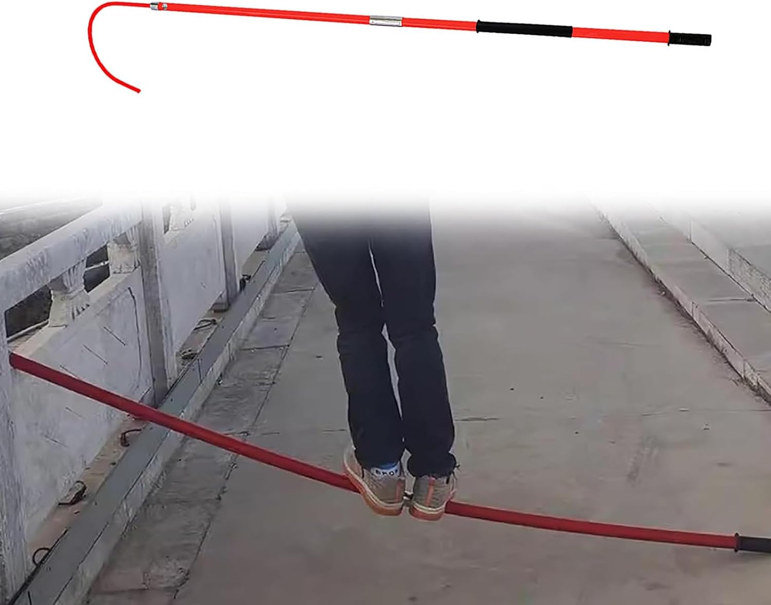 Electrical Safety Rescue Hook, Insulated Rescue Hook with 16.5 inch Opening Multicolor Multiple Sizes(Yellow,1m/3.2ft)