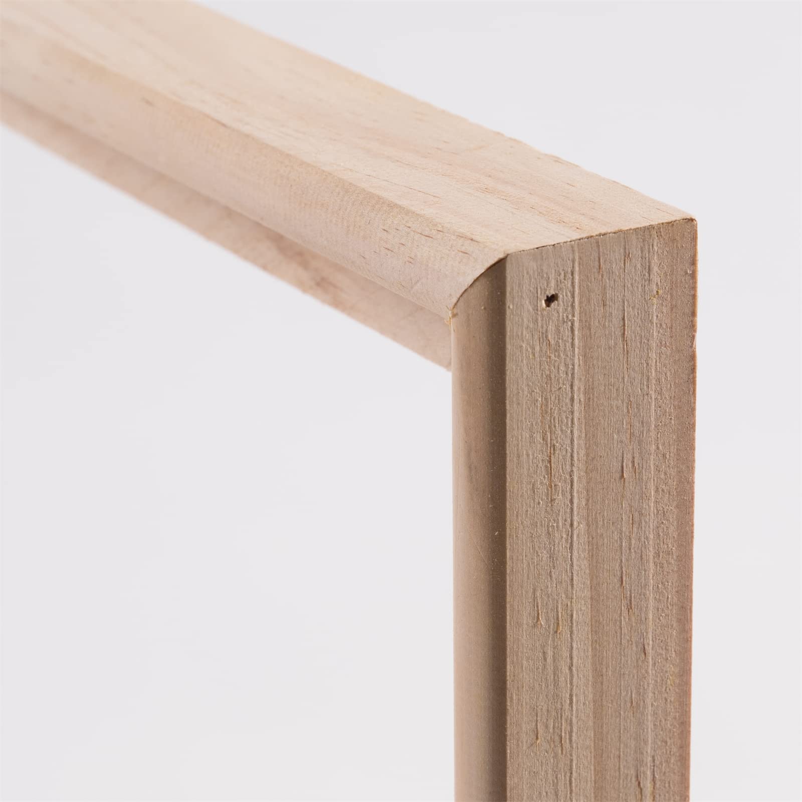 Cadre à joints d'ombrage Rhone - 90 x 30 cm - Couleur chêne foncé - Pour tableaux sur toile sur châssis en MDF - Convient pour les tableaux en toile et les peintures sans vitrage