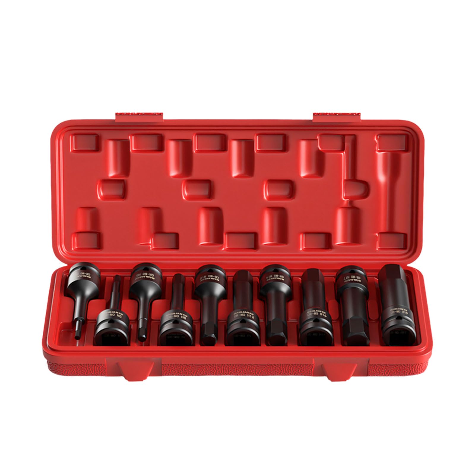 Socket Set, 1 / 2Inch Wrench Set, Ratchets Wrenches Hexagonal Drive for Automotive Repair & Home Use Socket Wrench for Car