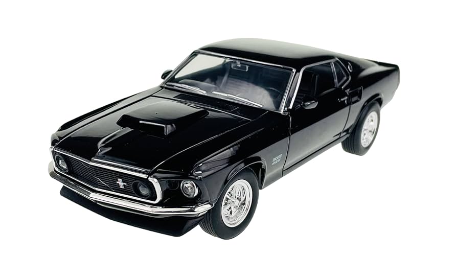 Welly Ford Mustang Boss 429 Coupe Black Type I 3rd