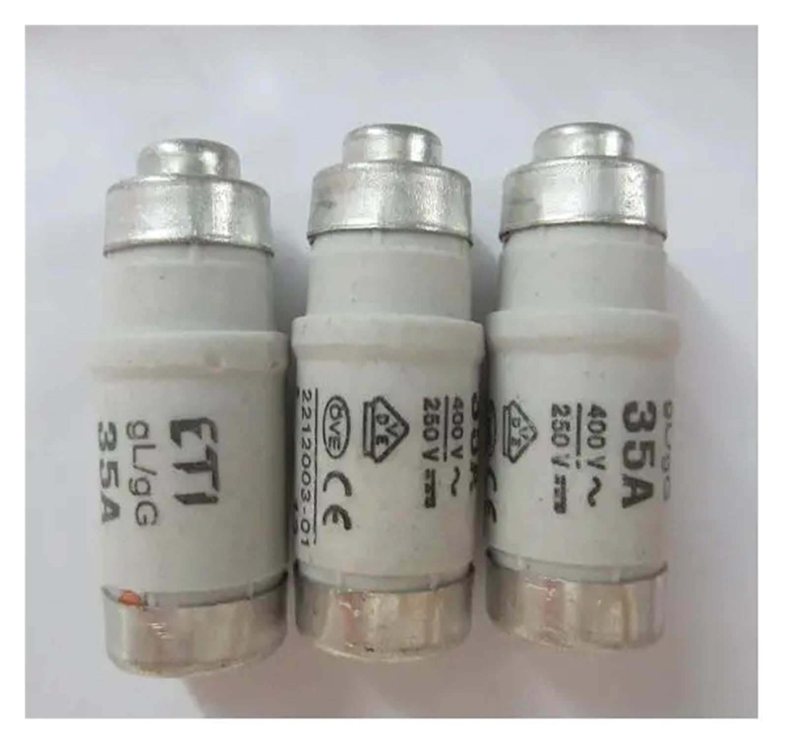 Nacodlul One Color 1Pcs Fuse D02 20A 25A 35A 50A 63A 400V 250V Fuse