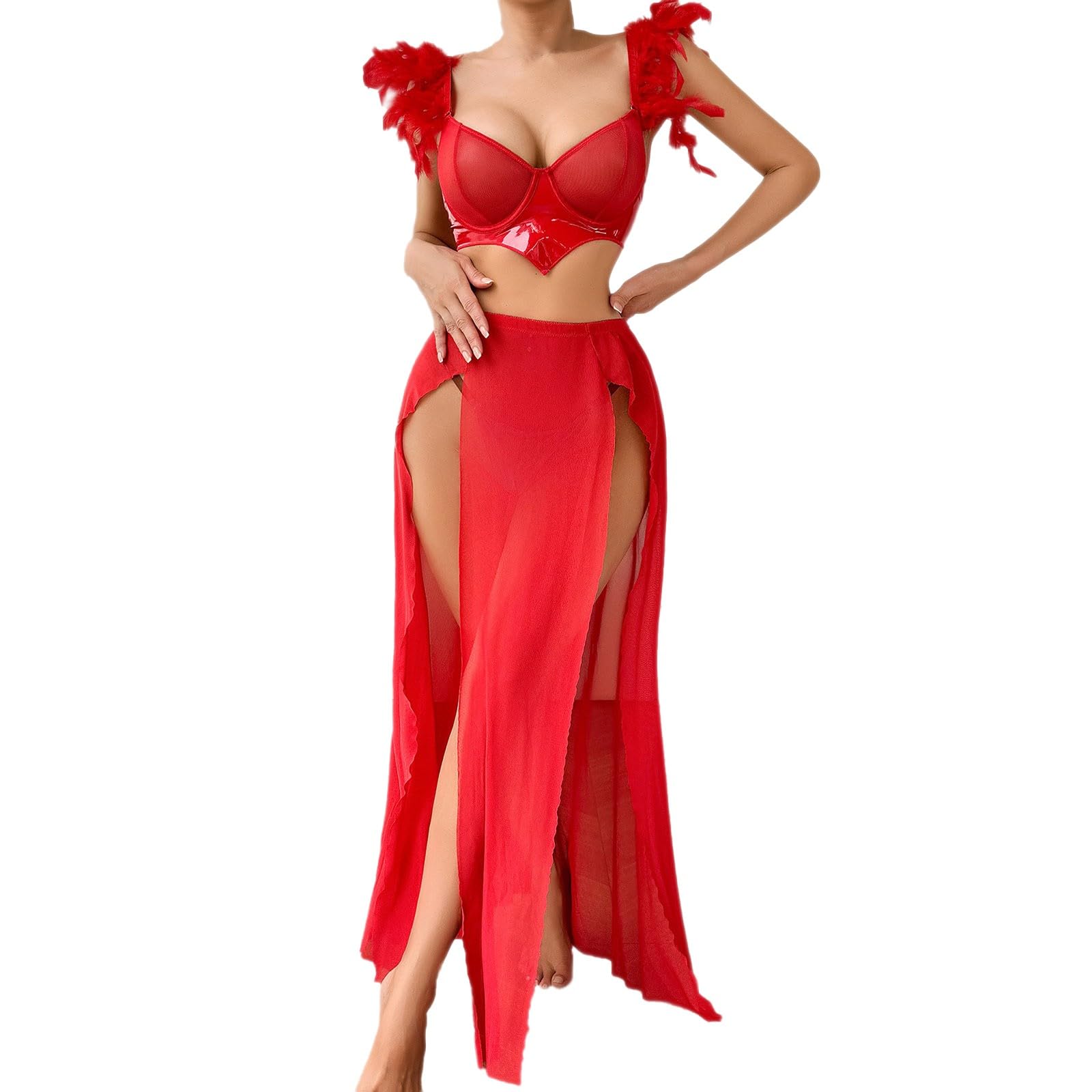 Robe Médiévale Renaissance Haut de Gamme en Velours Rouge - 8