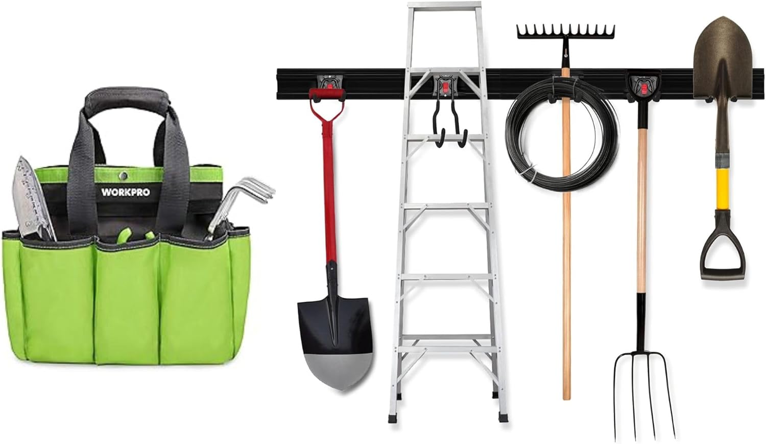 WORKPRO Garden Tool Bag and WORKPRO Garage Storage