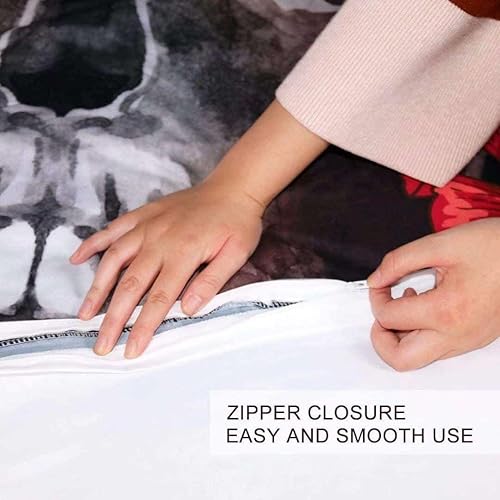 Miniatura 2 de Juego de funda de edredón deportiva para hombre, juego de funda de edredón de baloncesto 3D para niños, adolescentes, fanáticos del baloncesto,