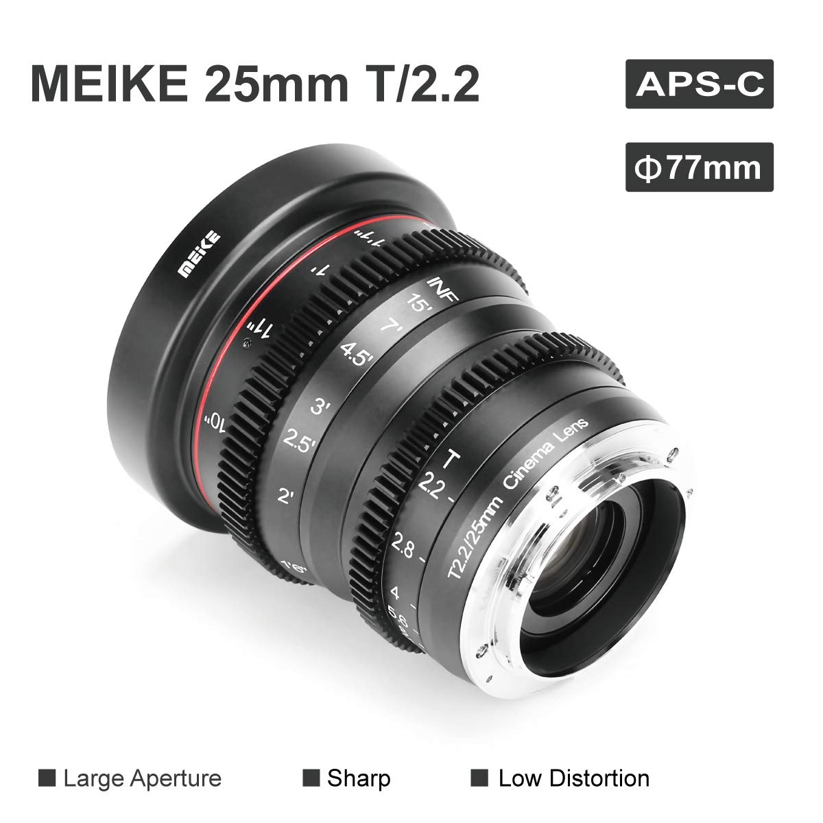 Amazon.co.jp: Meike MK-25mm-F1.8大口径広角マニュアル フォーカス