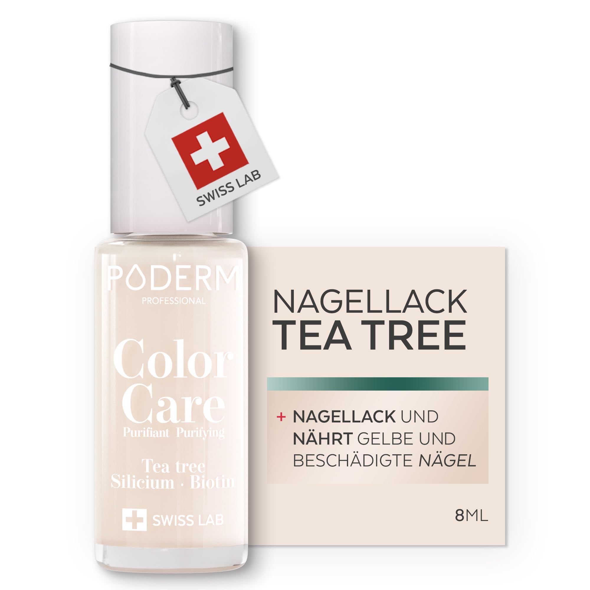 PODERM - HAUTRISSE UND HORNHAUT - Repariert und beruhigt Risse/Nährt und erweicht Hornhaut - INTENSIVE NACHTPFLEGE 8H - 100% natürliche Inhaltsstoffe - Fußpflege - Swiss Made