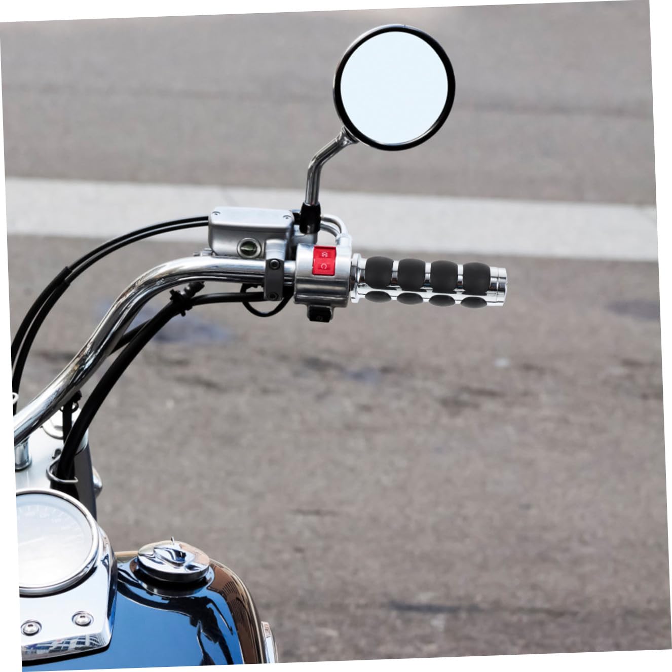 Poignées de Guidon Moto 1 Paire en Alliage D’aluminium