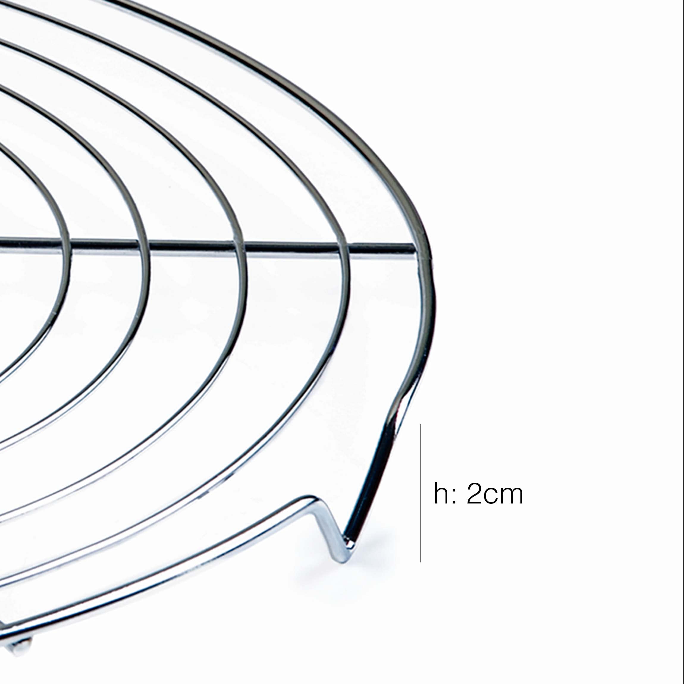 LACOR Grille Pâtisserie Acier Chromé 32 x 32 x 2 cm