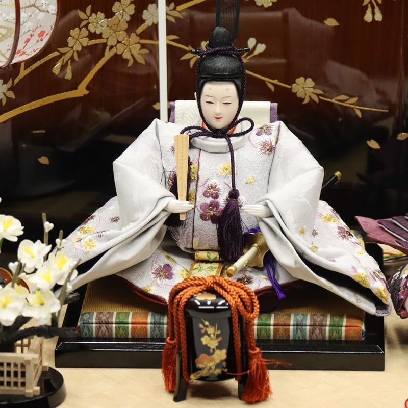 五人囃子(お道具、烏帽子なし)雛人形 雛祭り 初節句 海外土産