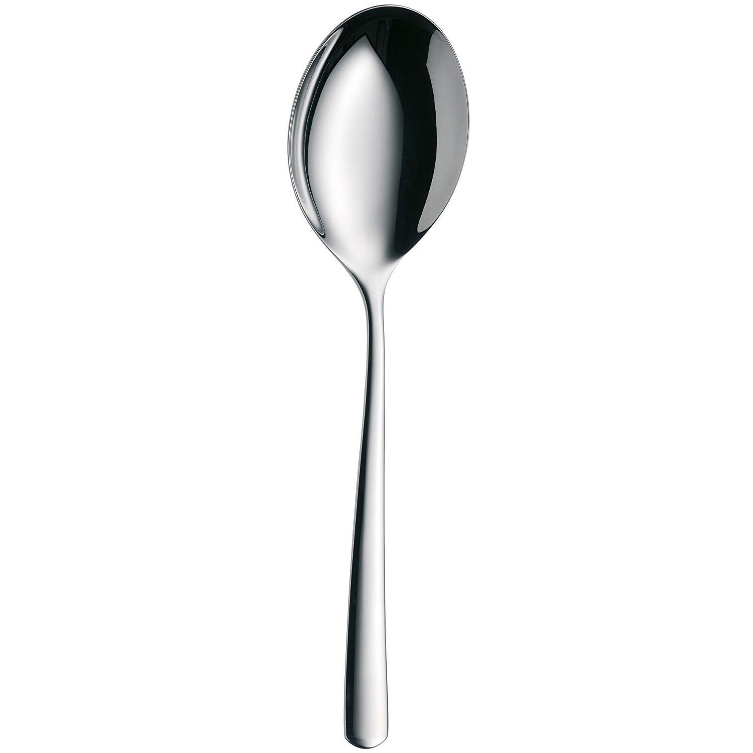 WMF Boston Besteckset 12 Personen, 66 teilig, 60 Teile mit Servierbesteck, Monobloc-Messer, Cromargan Edelstahl poliert, glänzend, spülmaschinenfest
