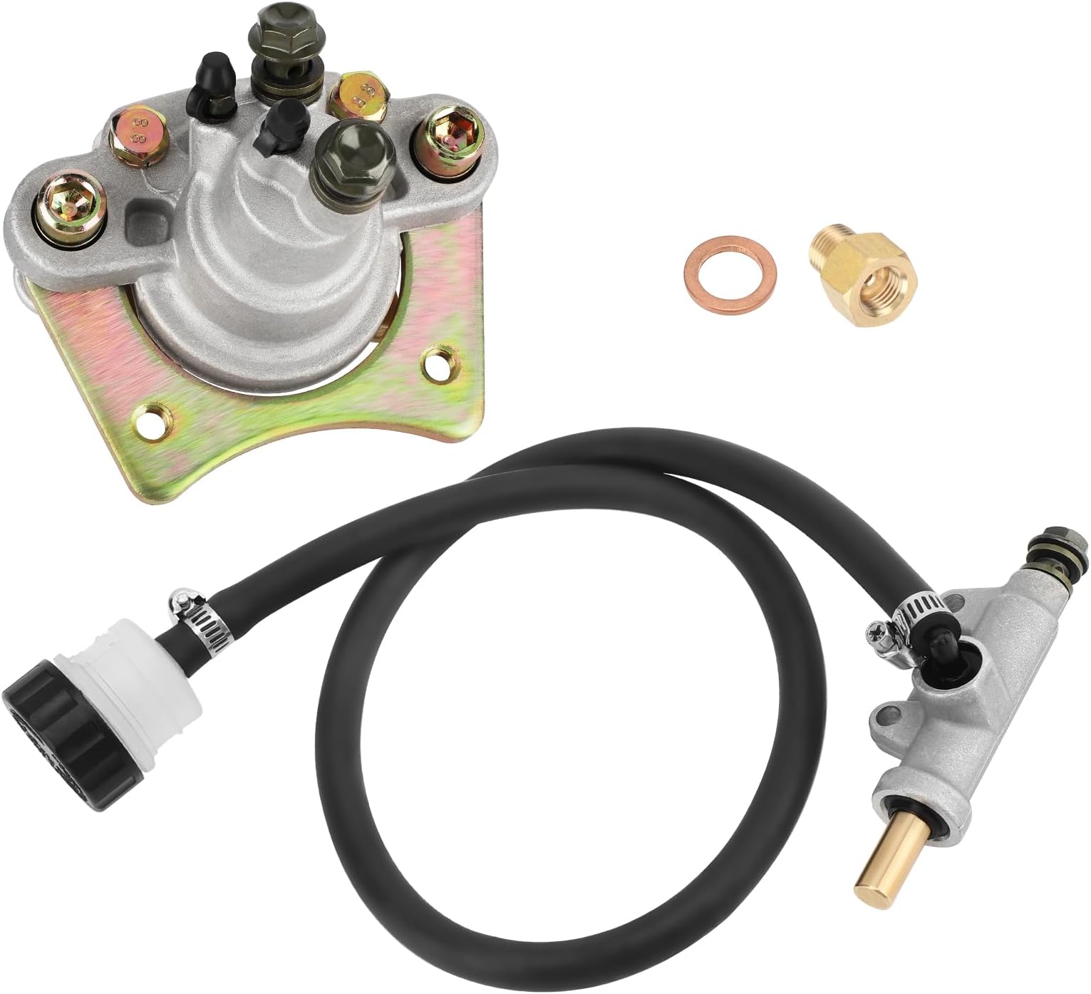 Kit Frein Arrière Polaris : Maître-cylindre + étrier - Compatible Magnum 325/500, Xplorer 250/400 - Garantie 1 An