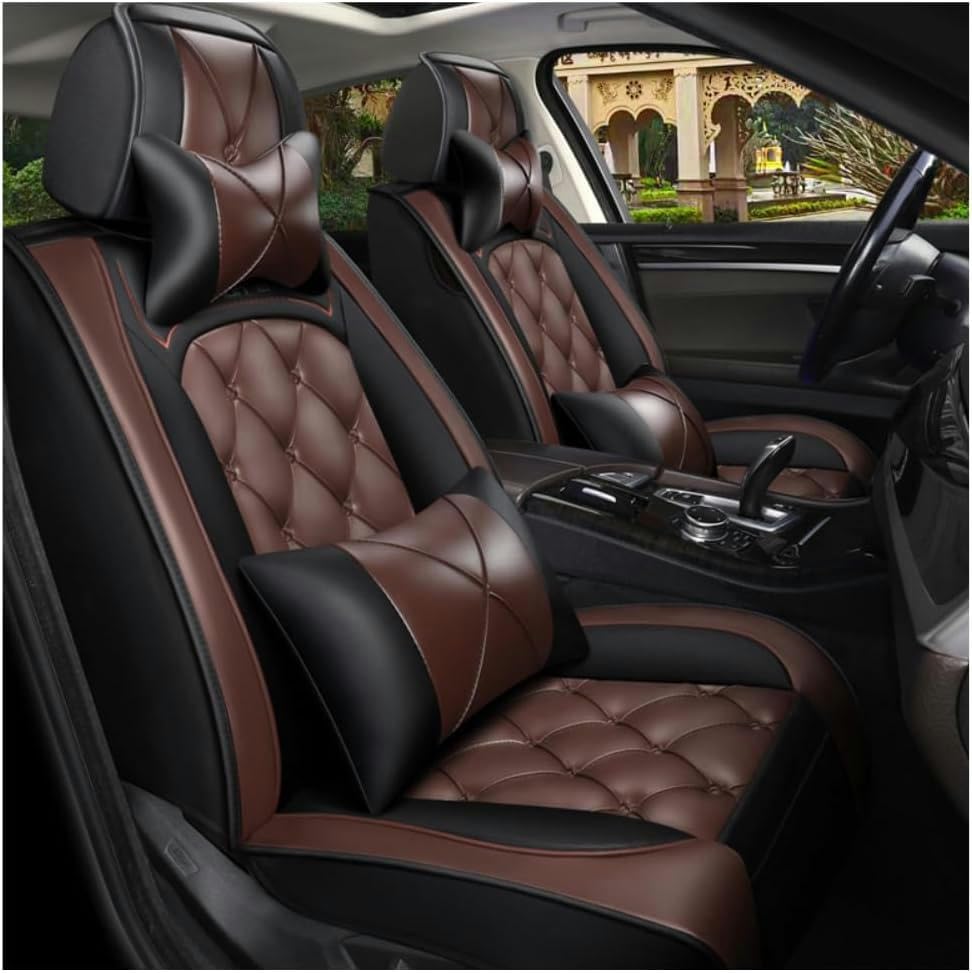 Housse de siège auto FROON marron et robuste pour Mercedes Benz G500 et C300