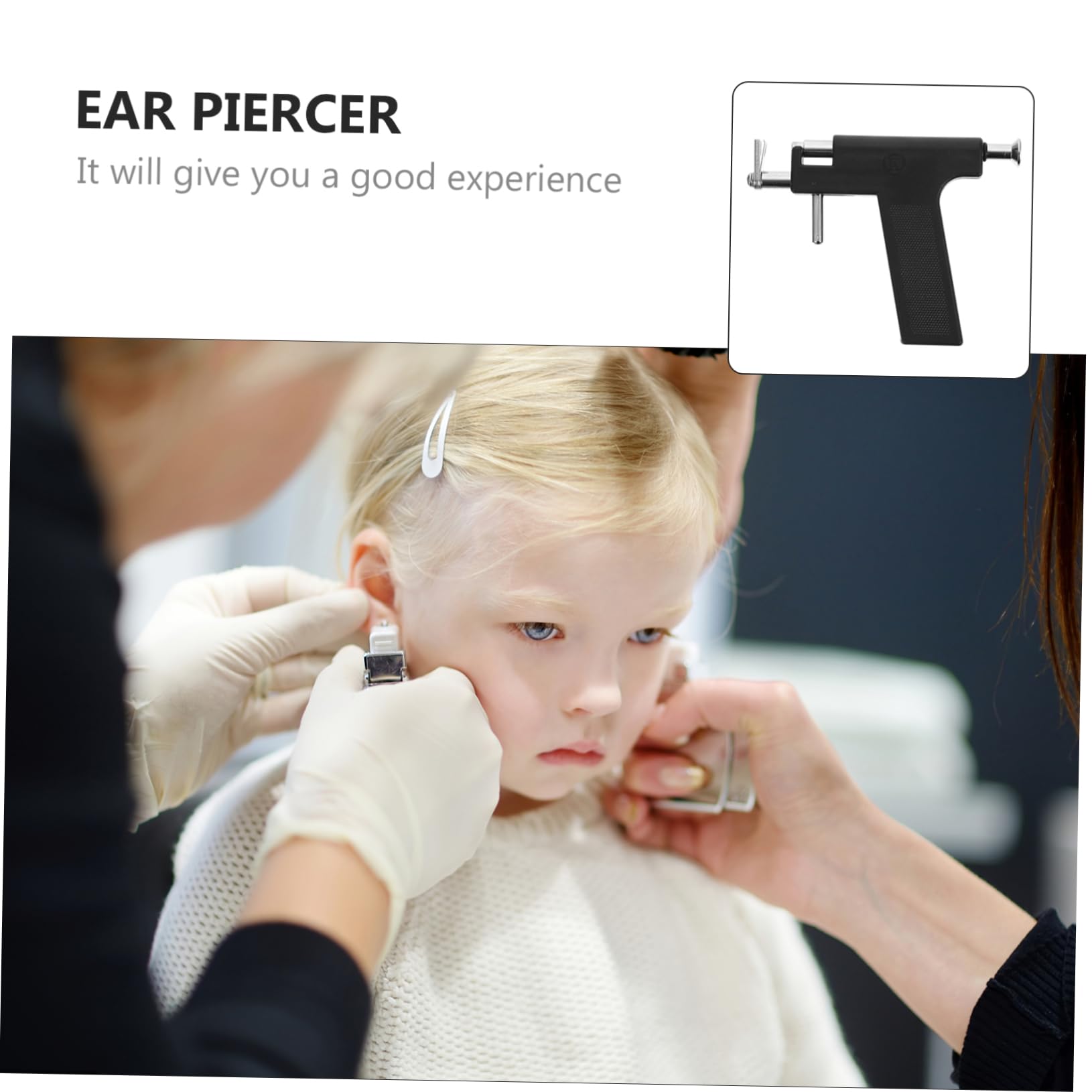 FOMIYES Professional Tool Kit Ear Kit for Piercings Safety Ear Kit Tool 1 Set Ear Studs Easy to Use