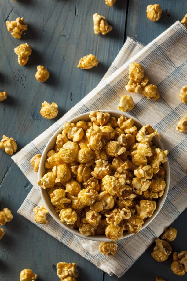 Miniatura 3 de Jody's Gourmet Popcorn, Receta 53 maíz de caramelo. Bolsa de 6.5 onzas, paquete de 4. Palomitas de maíz de caramelo gourmet, ricas y decadentes. Sin