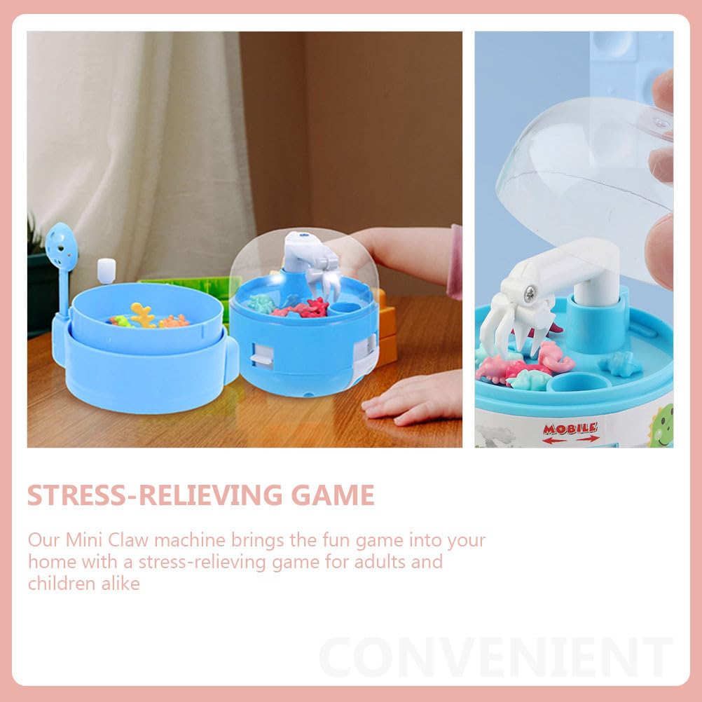 Toddmomy 3Pcs Mini Dinosaur Claw Machine Kids Toy Party Favors Dinosaur Catching Toy Portable Claw Arcade Game for Children - Image 4
