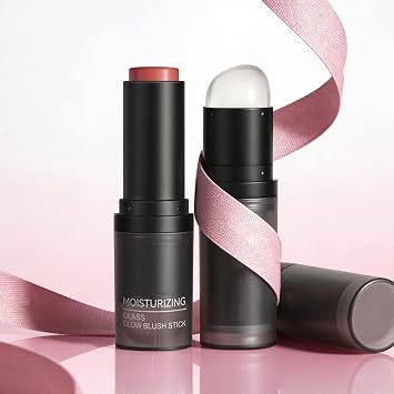 Blush Stick for Cheeks 8g Double-End Cream Blusher Stick Cosmetics
