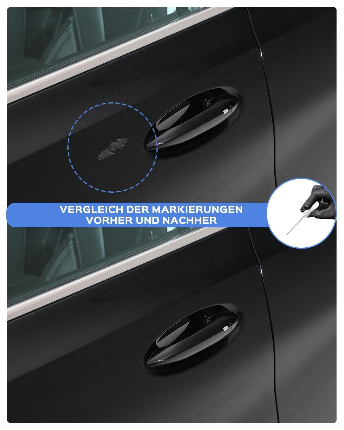 PARTS4EV L27A Cobre Cup Perlas Metálico Lápiz de pintura compatible con Cupra - Coincidencia exacta para desconchados y arañazos - 4