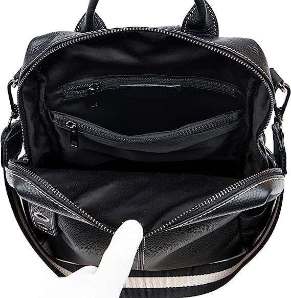 Image of Teen Girl Fashion Backpack Purses Multipurpose Design Handbags and Shoulder Bag Faux Leather Travel bag Casual Backpack With Shoulder printed Strap