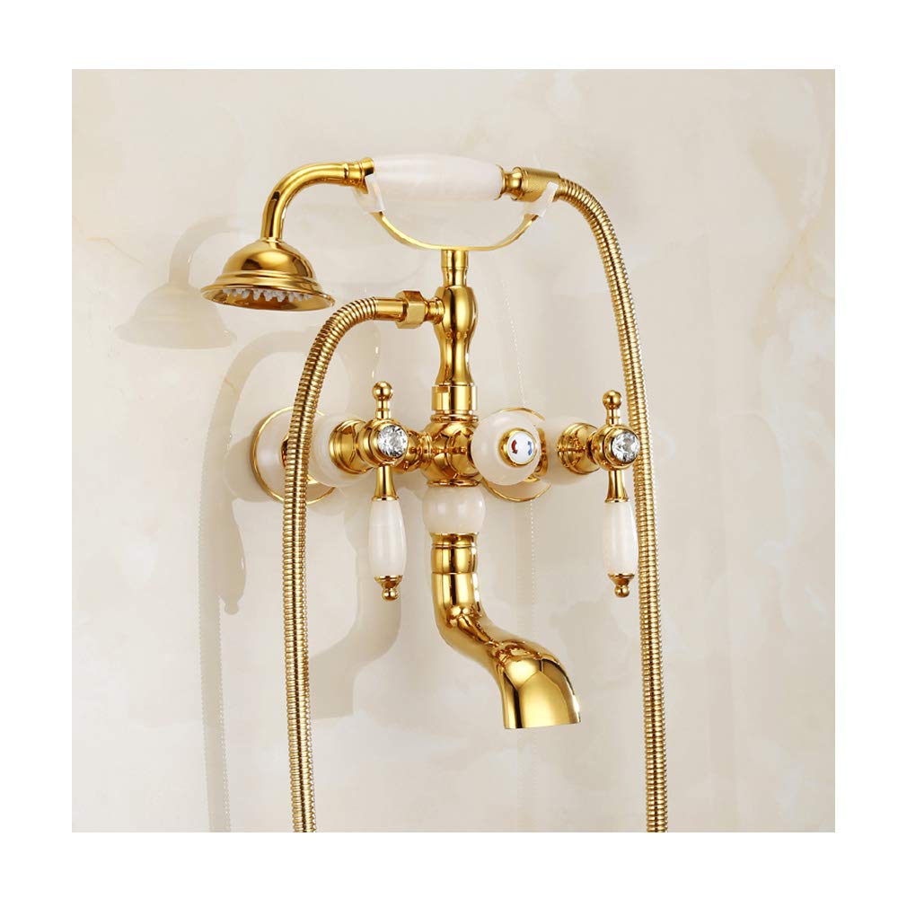 Robinet de baignoire double poignée pour des bains relaxants et chaleureux