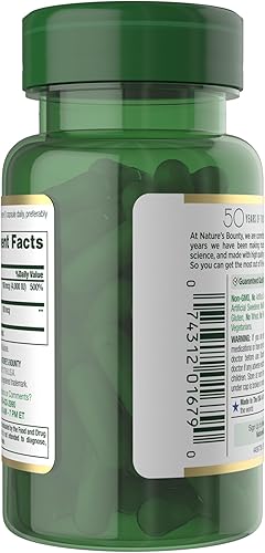 Miniatura 9 de Nature's Bounty Suplemento de vitamina D3 K2, 4000 UI de vitamina D3 más 100 mcg de vitamina K para apoyo a la salud cardíaca y ósea, suministro de