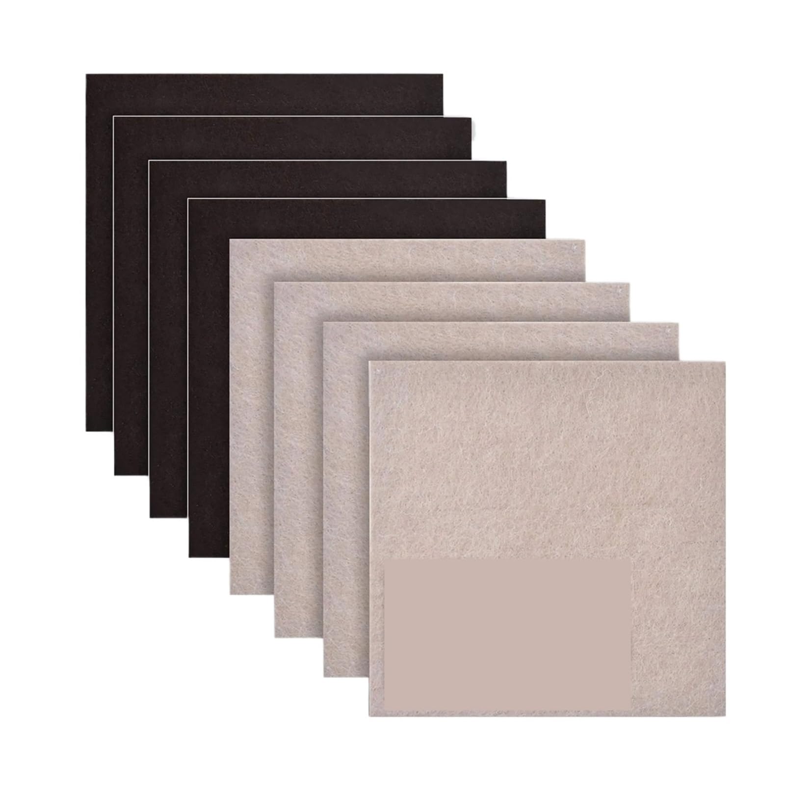 Self Adhesive Floor Protector Pad, Self Adhesive Square Felt Furniture Pads Multicolor or For Hardwood Tile Laminate(Greyish Brown)