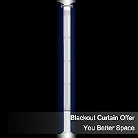 Vista 3 de LEMOMO Cortinas opacas de 52 x 84 pulgadas, juego de 2 paneles de cortinas con aislamiento térmico para oscurecer la habitación, cortinas