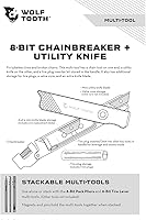 Vista 5 de Wolf Tooth Cortacadenas de 8 bits + cuchillo multiherramienta