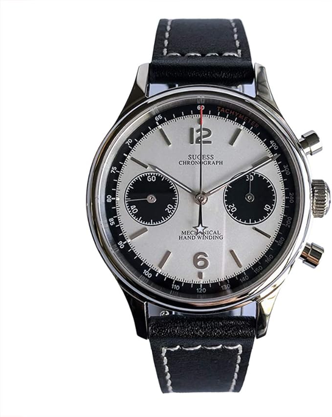 Amazon Sugess クロノグラフ 機械式 腕時計メンズ シースルーバック アナログ 機械式腕時計 腕時計 シンプル 機械式時計 Watches アナログ腕時計 38mm メンズ腕時計 腕時計 通販