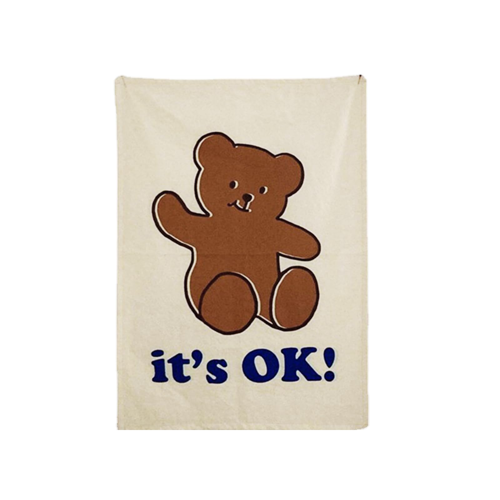 carotoe Bear Hanging Cloth for Home Bedroom Decoration Bear Themed Hanging Cloth Add Cuteness and Warmth to Your Room Unique Wall Decoration