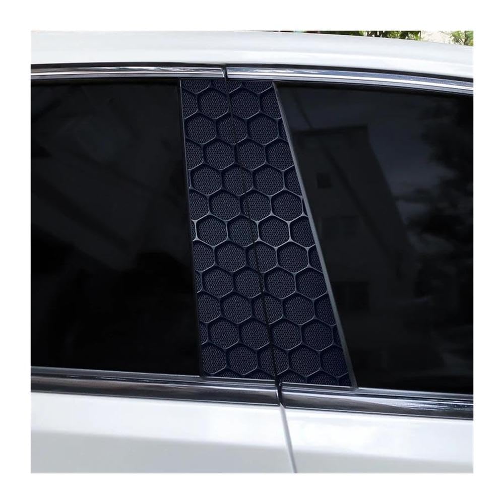 Body Parts 2PCS Car B-Pillar Stickers Cellular Personalized Car Center Pillar Decals Covered with Scratched(B)