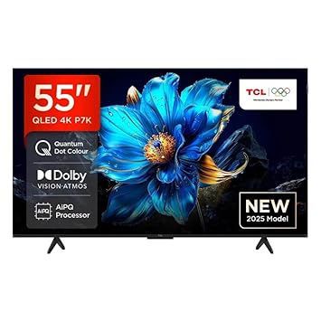TCL 139 cm (55 inches) 4K Ultra HD Smart QLED Google TV 55P7K