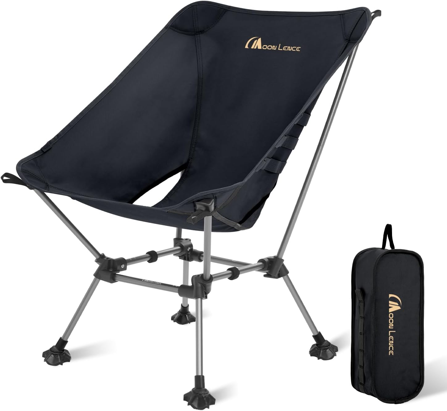 MOON LENCE Plus Size Portable Camping Chair – Lightweight & 330Lbs Capacity MOON LENCE Plus Size Portable Camping Chair – Lightweight & 330Lbs Capacity