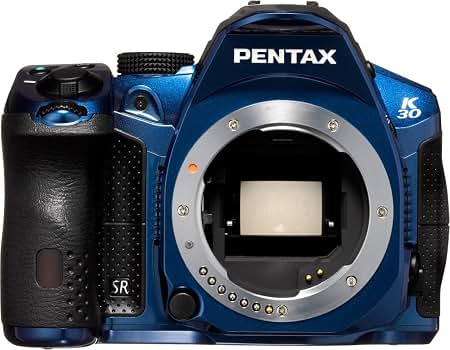 Amazon.com: Pentax Weather Sealed Digital SLR K-30 Body Kit Blue