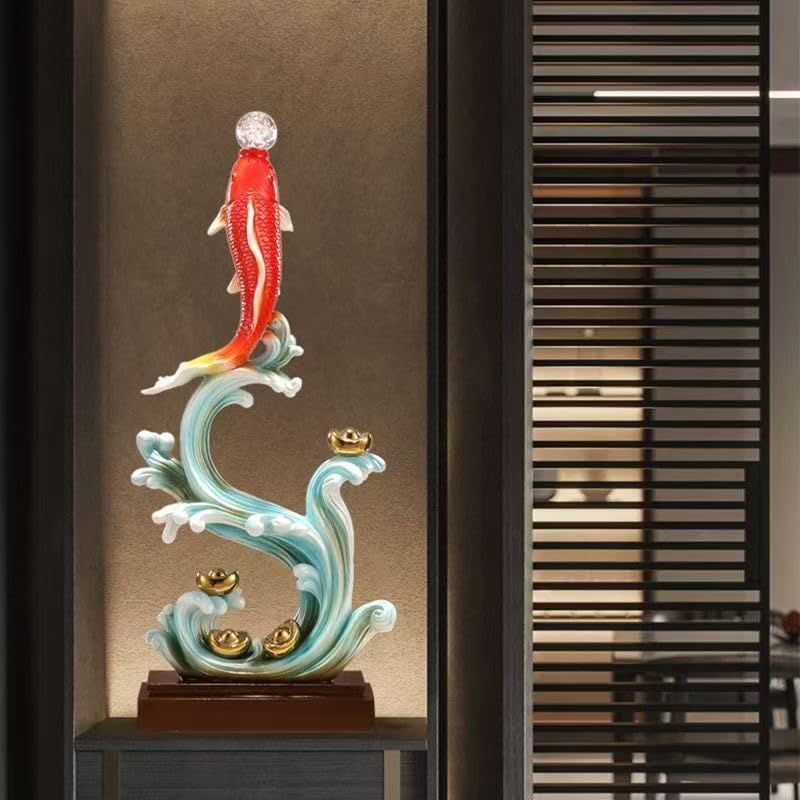 Sculpture Koï Abondance pour retrouver la concentration dans votre bureau