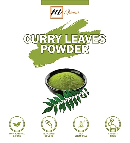Miniatura 3 de mGanna Hojas de curry 100% naturalespolvo Murraya Koenigii para piel, cabello y salud, 0.5 libras  227 GMS