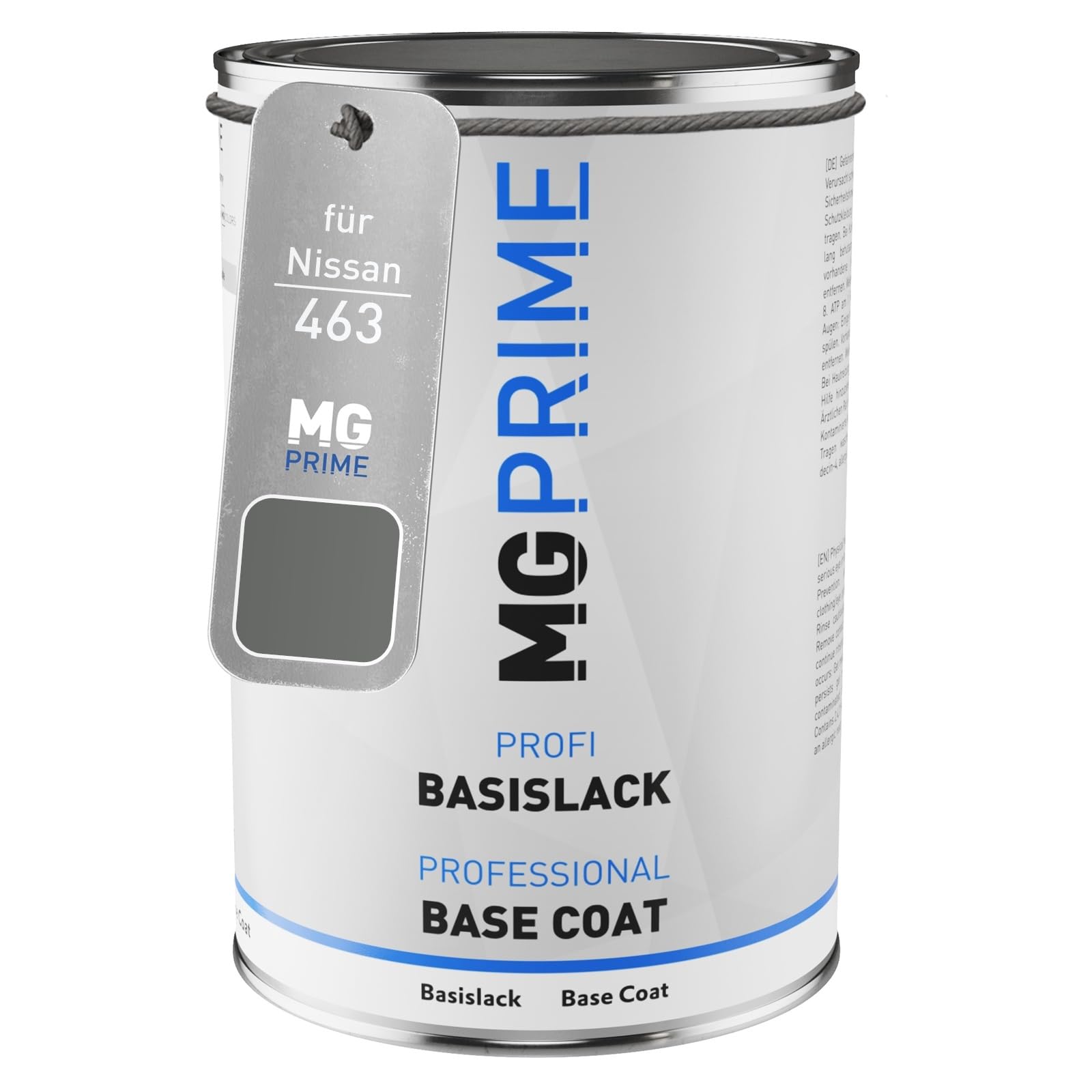 MG PRIME Autolack Dose für Nissan 463 Dark Grey Metallic 1,0L