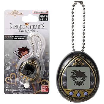 携帯用ゲーム機本体 BANDAI - KINGDOM HEARTS Tamagotchi TAMAGOTCHI Bandai Kingdom Hearts Nano Dark Version | 4cm