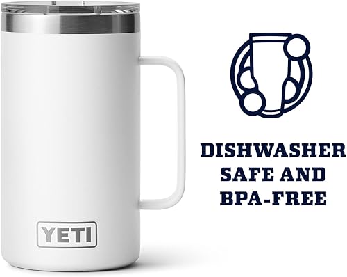 Miniatura 2 de YETI Rambler - Taza de acero inoxidable aislada al vacío con tapa MagSlider, 24 onzas