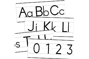 YIXAXKAO Premium 12-Piece Educational Classroom Alphabet Line