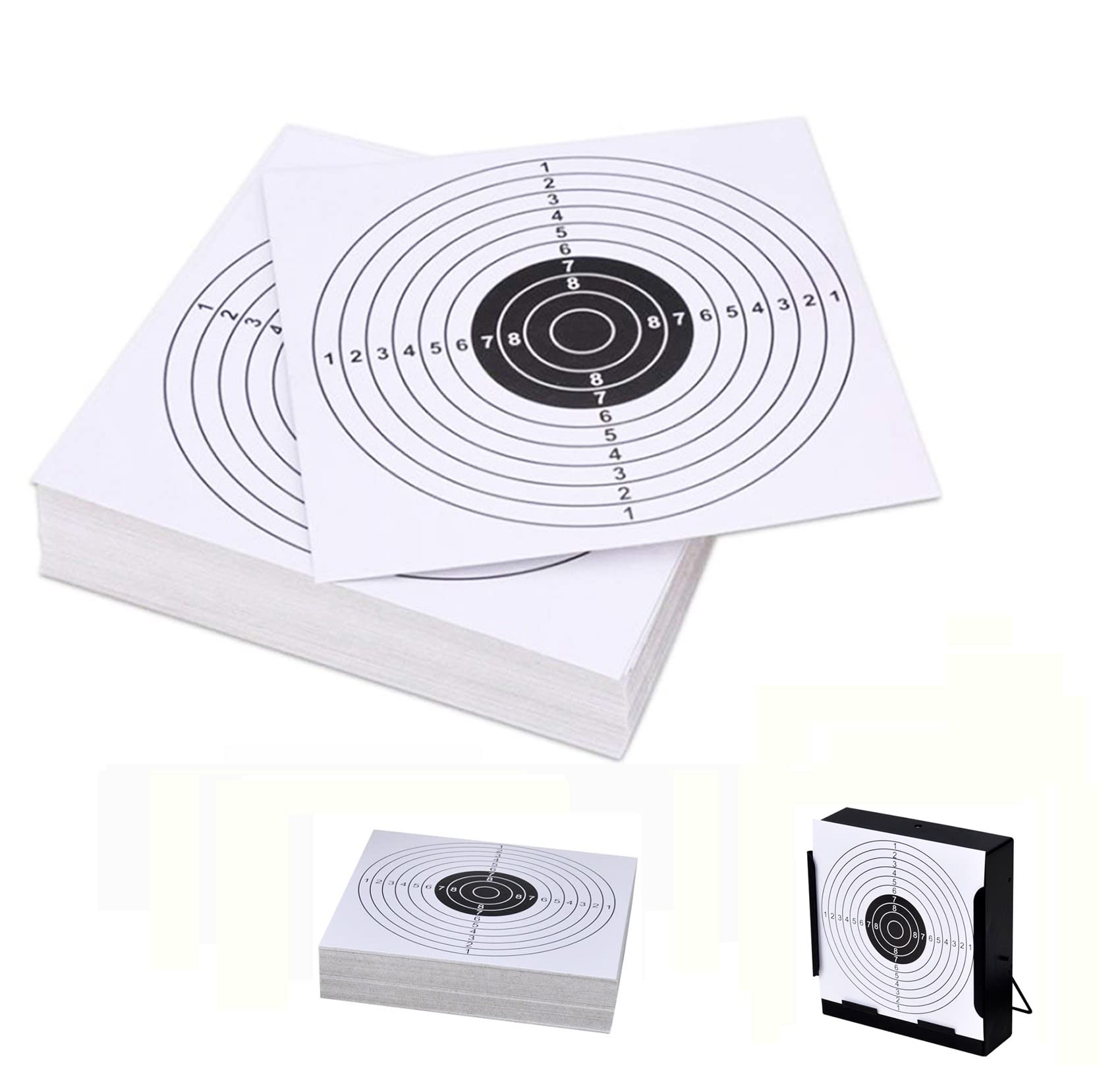Buy Pop Resin 100 Pack Air Paper Targets 5.5 by 5.5 Fits Gamo