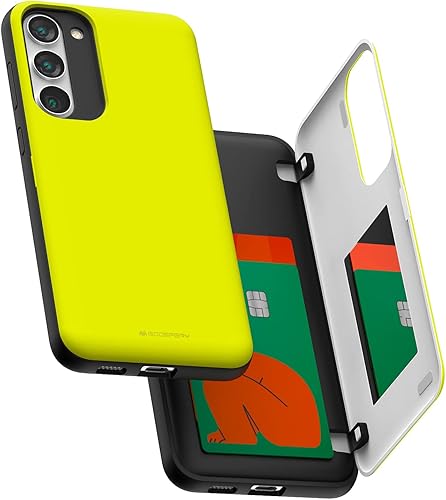 Miniatura 466 de GOOSPERY Parachoques magnético para puerta compatible con Galaxy S23, tarjetero tipo cartera, cierre automático, protección de doble capa resistente
